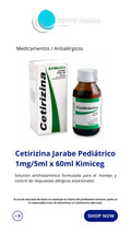 CETIRIZINA 1MG/ML X 60ML (KIMICEG)