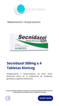 SECNIDAZOL DP 500MG X 4 TA (E)