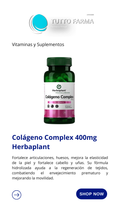 COLAGENO COMP 400MG 60CAP E