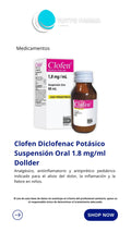 CLOFEN 1,8 MG SUSP 120ML (pediátrico)