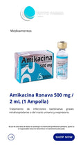 AMIKACINA 500/2ML 1 VIAL (E)