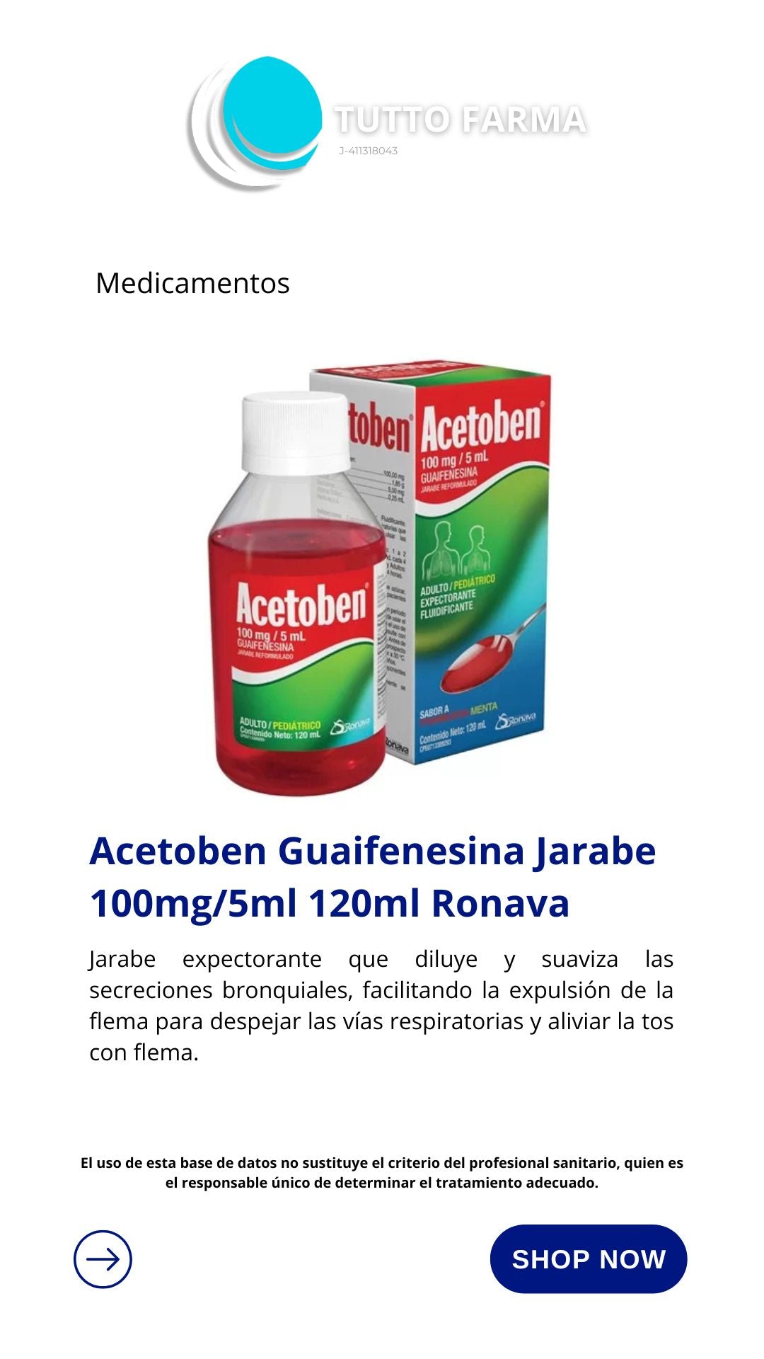 ACETOBEN JARABE X 120ML