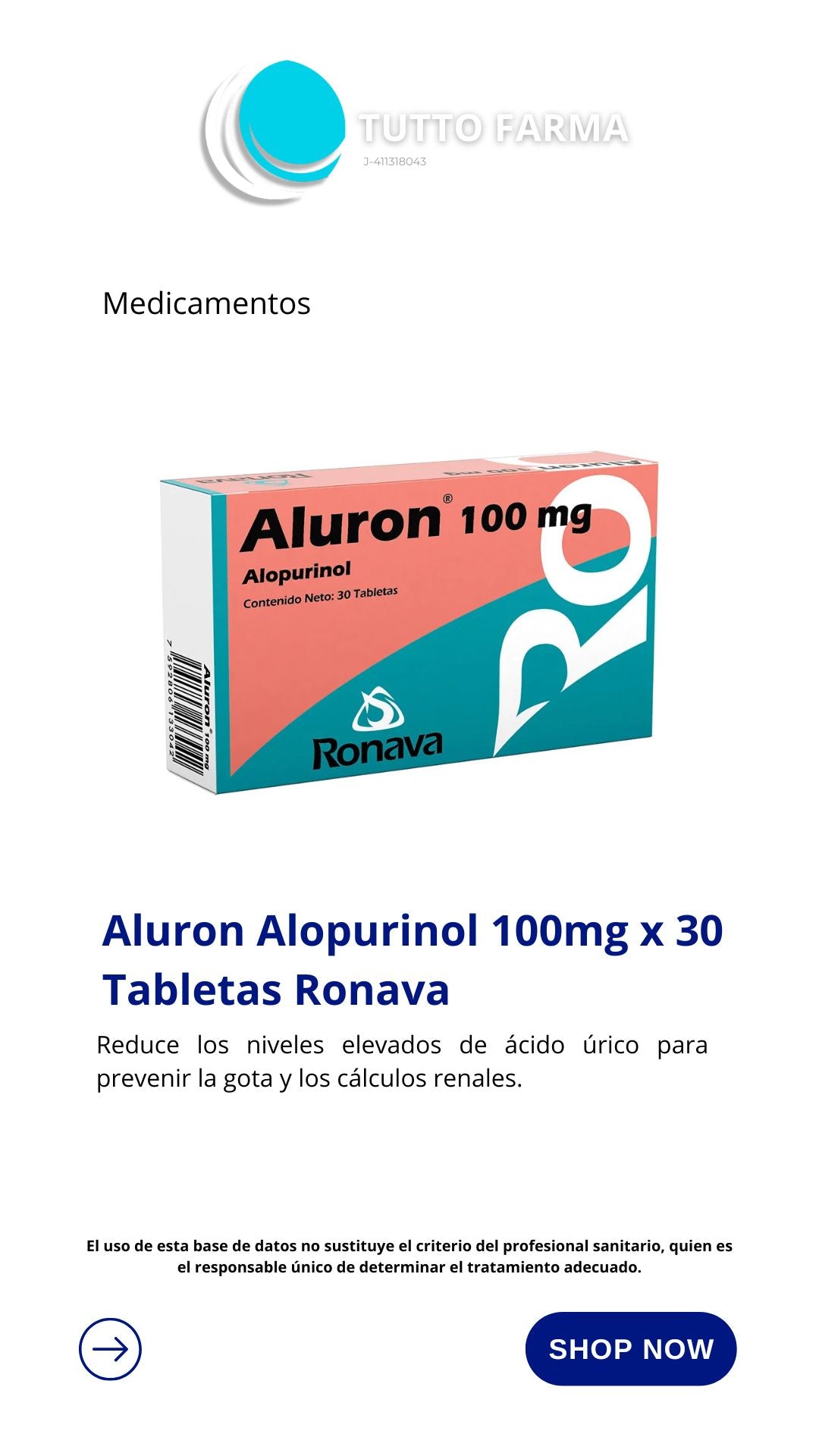 ALURON TAB 100 MG