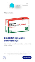 DIGOXINA KP 0,25MG X 30TA (E)