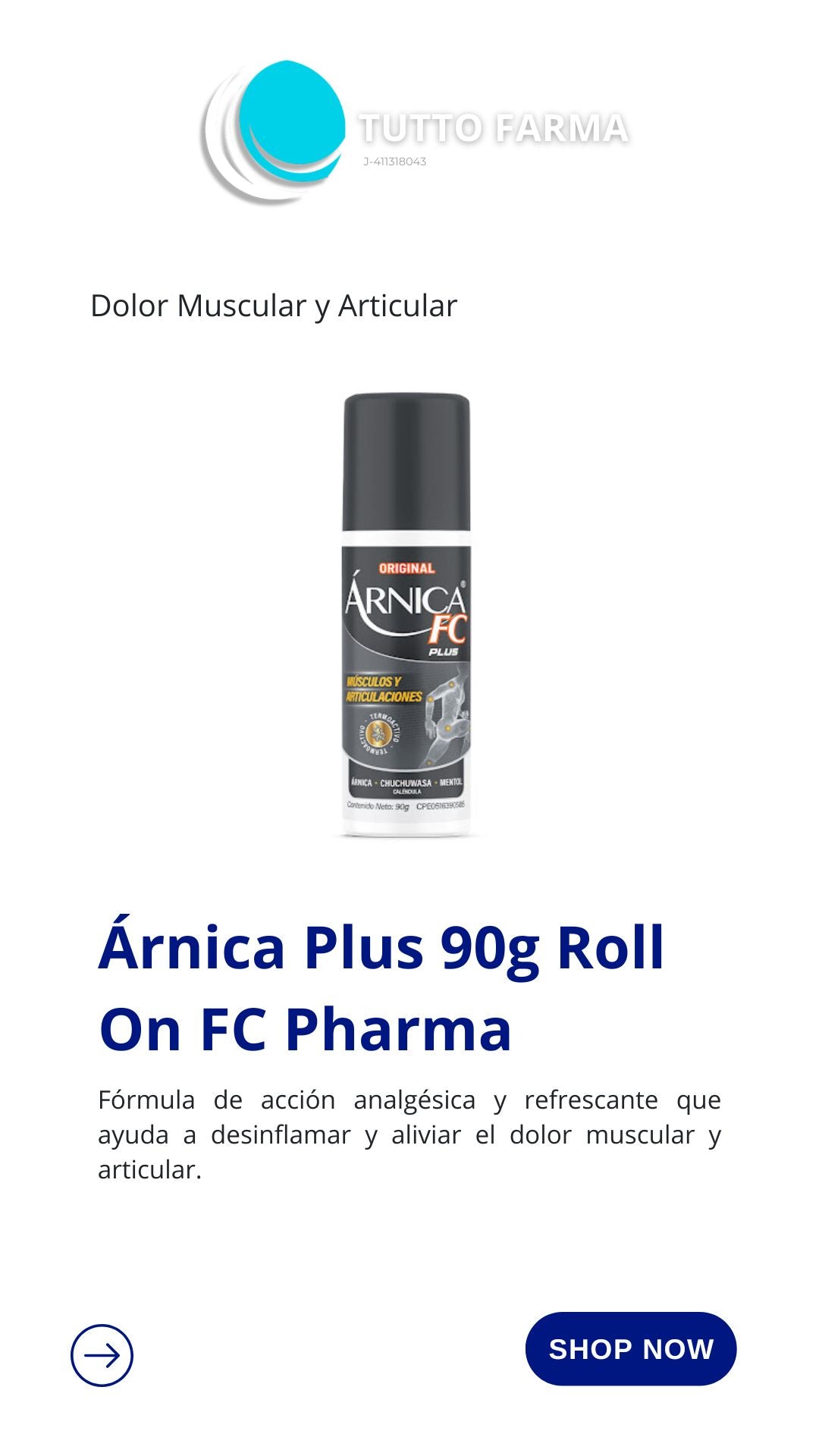 ARNICA FC PLUS X 90G ROLLON
