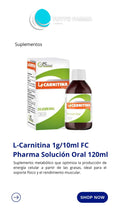 L CARNITINA 1G/ 10ML 120ML
