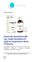 EXOVIS DÚO 875 MG/125MG X 14 COMP. (AMOXICILINA-ÁCIDO CLAVULÁNICO)