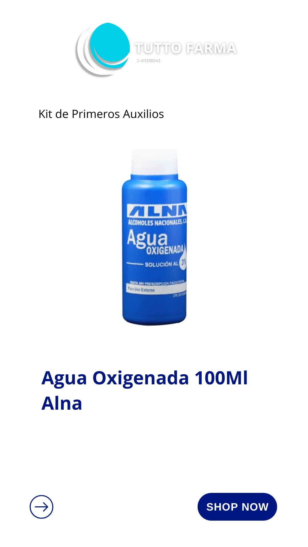 AGUA OXIGENADA AL 3% 100 (E)