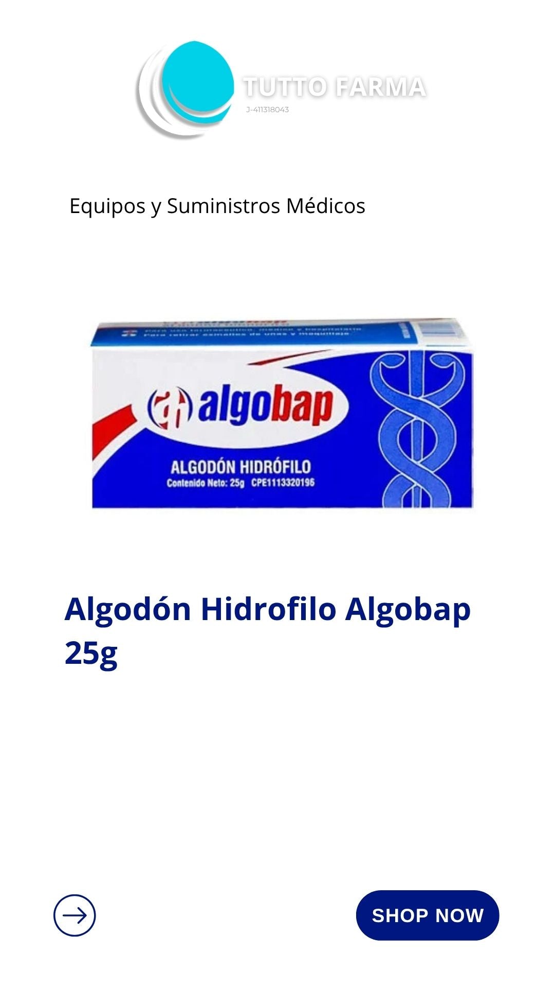 ALGO BAP ALGODÓN 25 GR