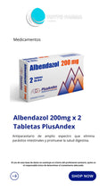 ALBENDAZOL 200MG X 2 TAB PLUSANDEX