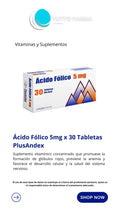 ACIDO FOLICO PLUS AN 30TAB 5MG