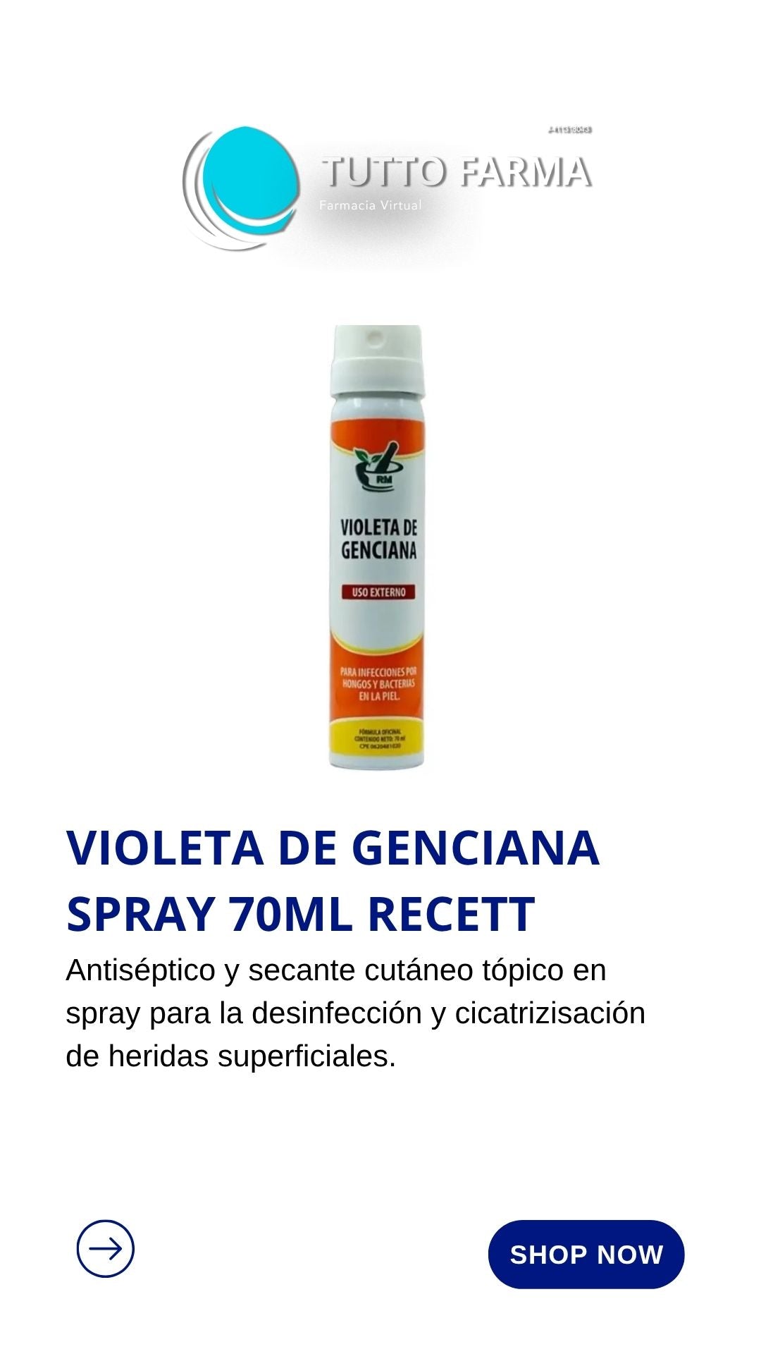 VIOLETA GENCINIANA RECETA AEREA 70ML