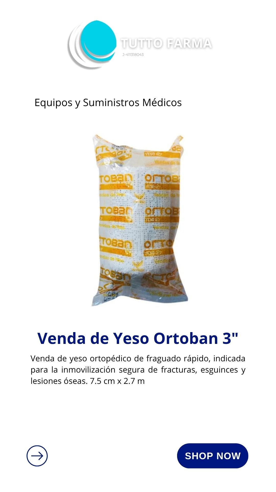 SALES OF ORTOBAN PLASTER 3X3