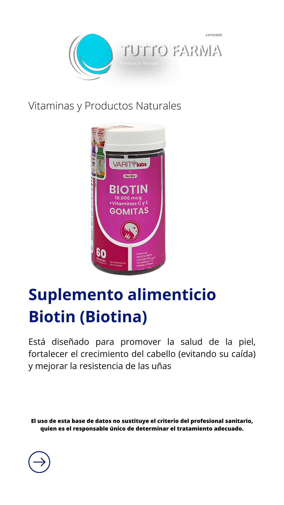 BIOTIN -C-E VL 10.000X 60GO