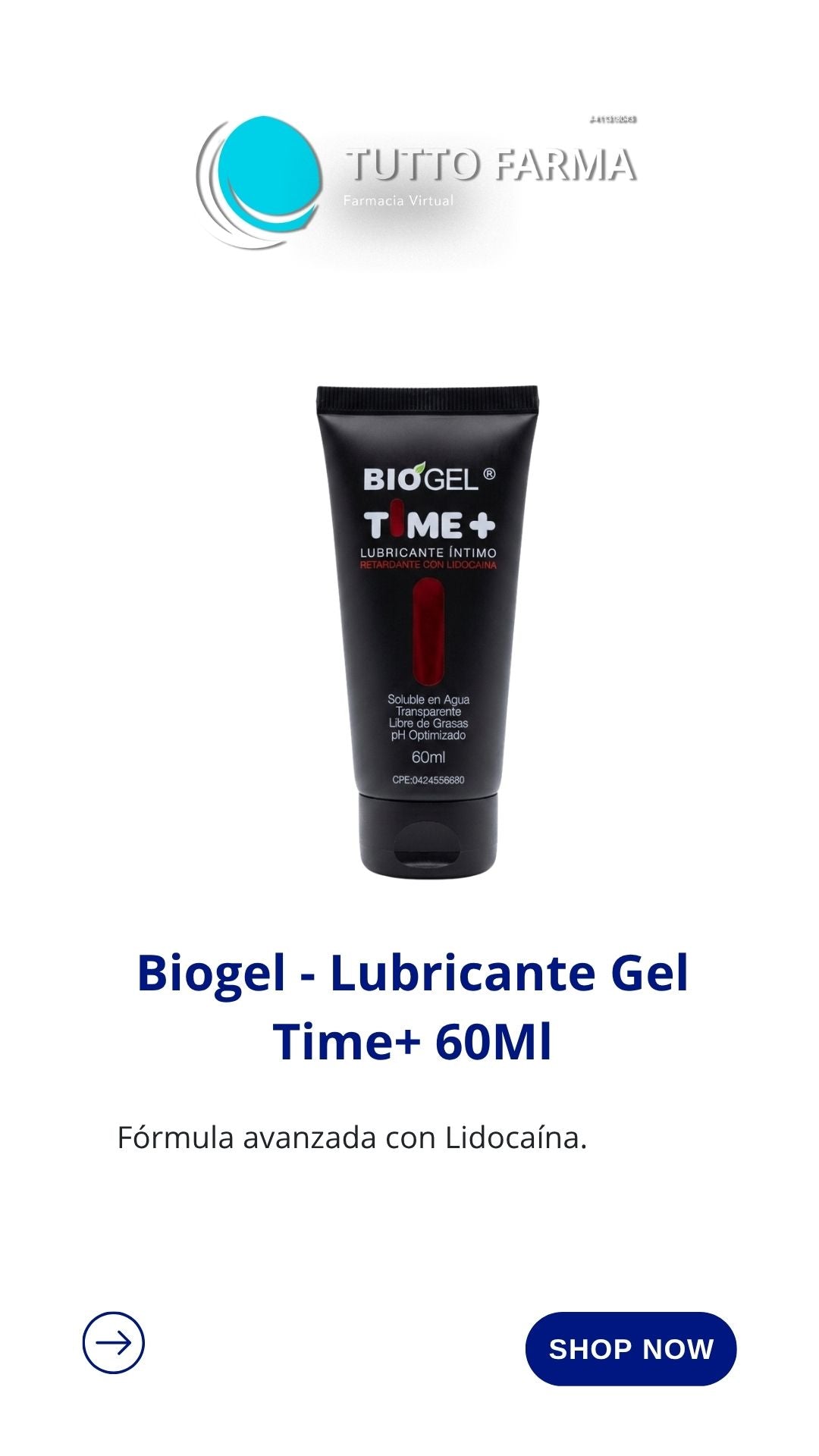 BIOGEL T+ LUBRI RT 60ML