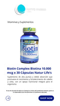 BIOTIN COMPLEX X 30CA (E)