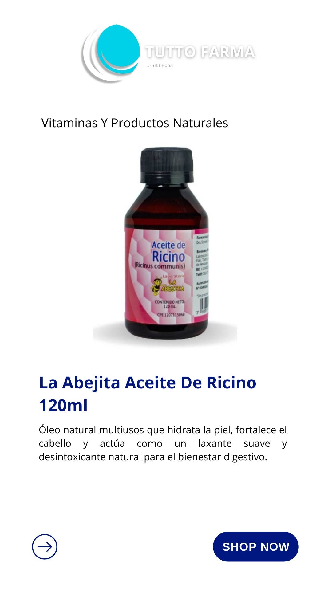 ACEITE DE RICINO ABEJ 120ML (E)