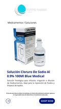 CLORURO DE SODIO 09 % SOL INY IB 100ML IPS
