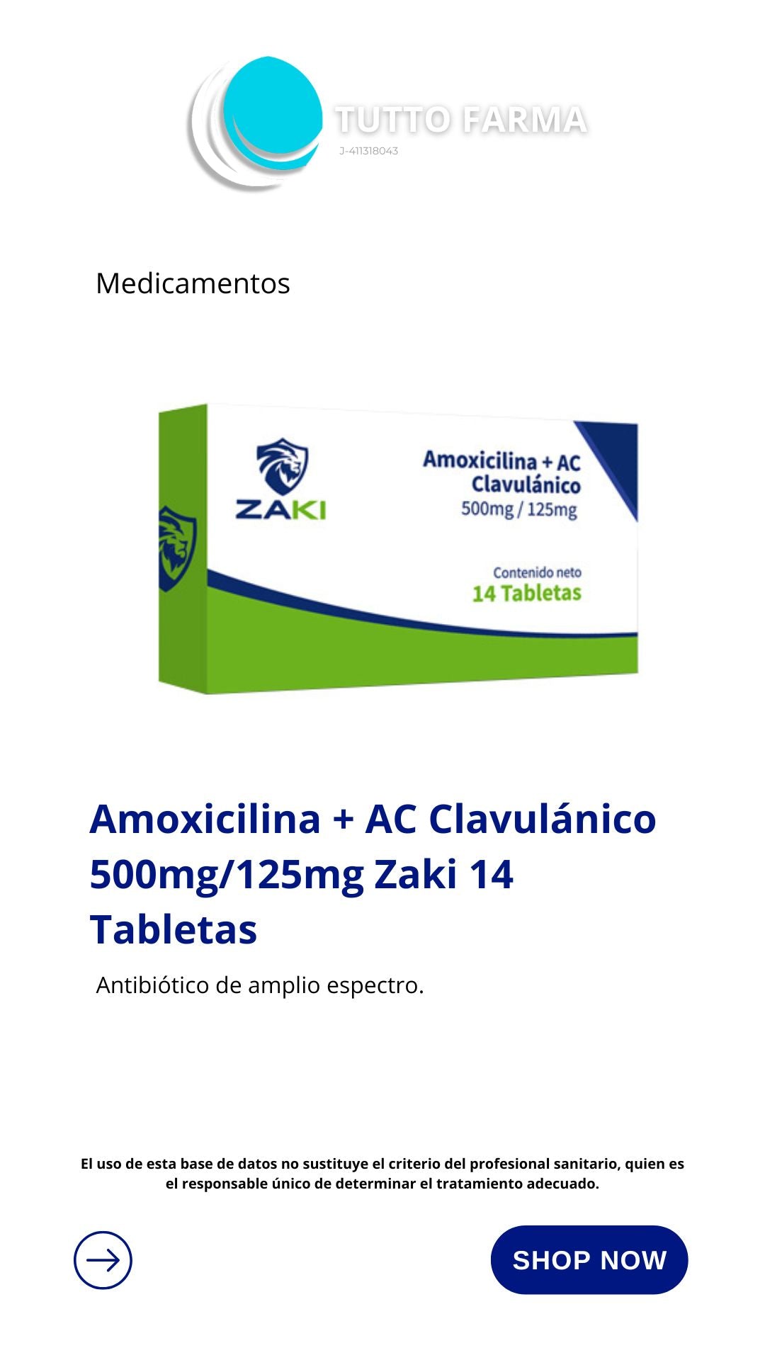 AMOXICILINA +AC CLAV TAB 500MG /125 MG X14 ZAKL