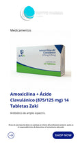 AMOXICILINA+AC CLAV TAB 875MG / 125 MG X 14 ZAKL