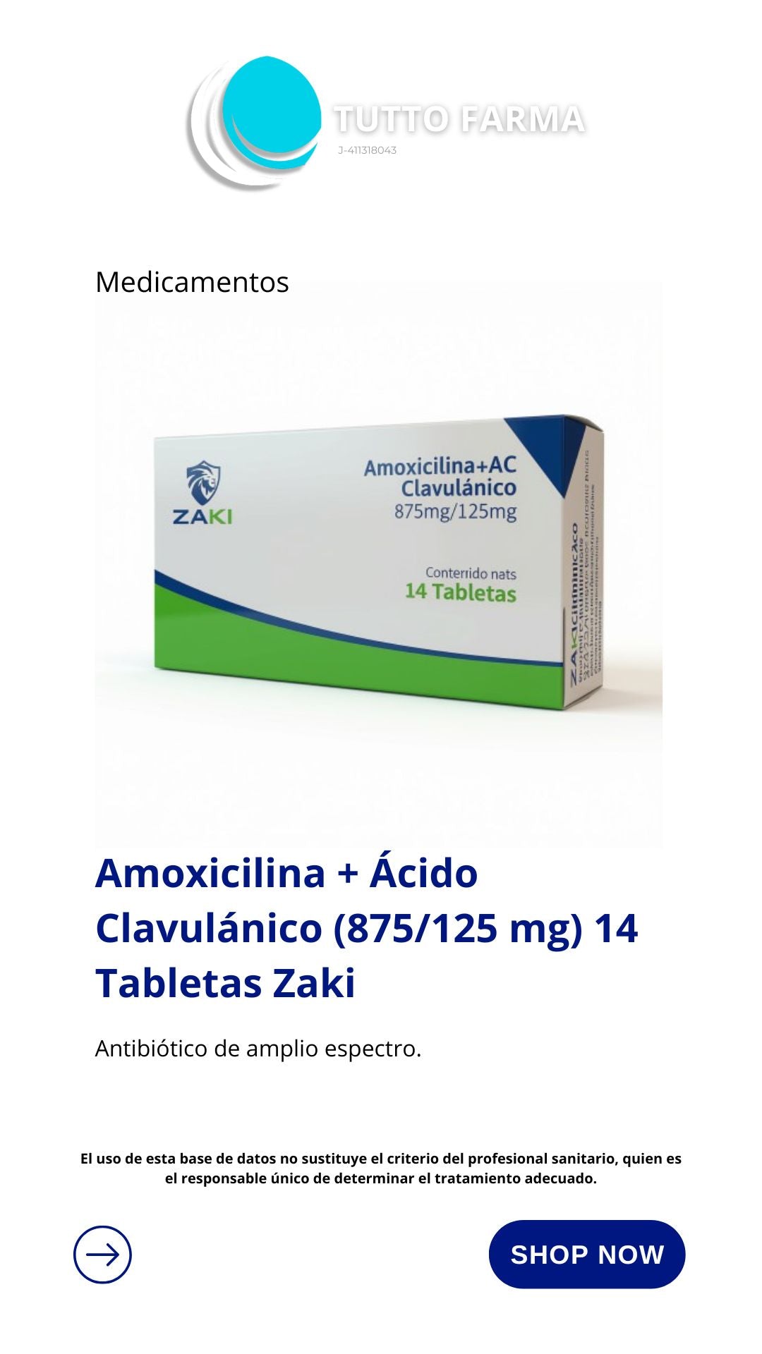 AMOXICILINA+AC CLAV TAB 875MG / 125 MG X 14 ZAKL