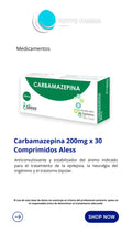 CARBAMAZEPINA 200 MG X 30 TAB (ALESS)