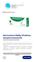 METRONIDAZOL ALESS 500MG  X 10
