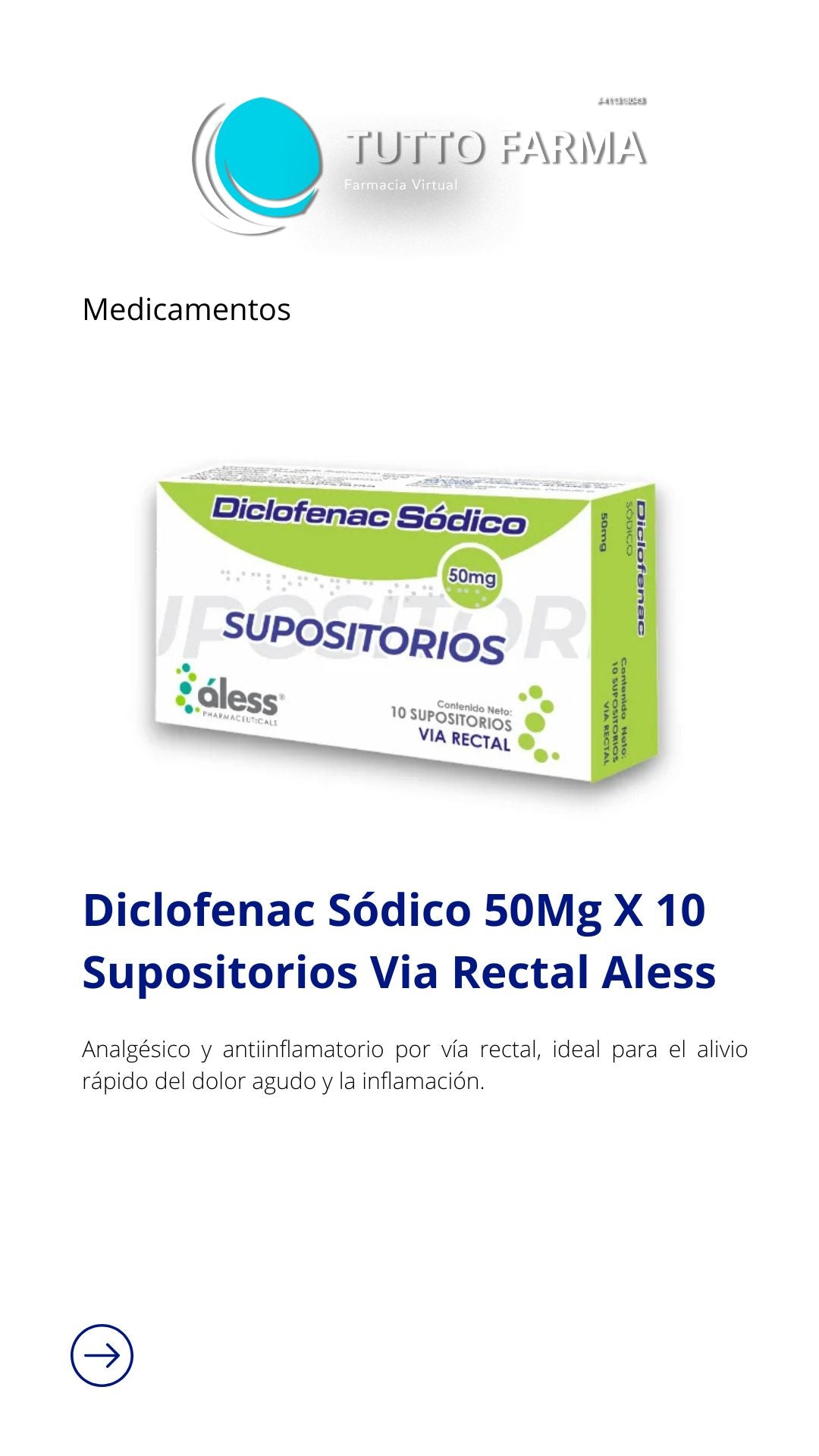 DICLOFENACO SOD AL 10 SUPOS (E)
