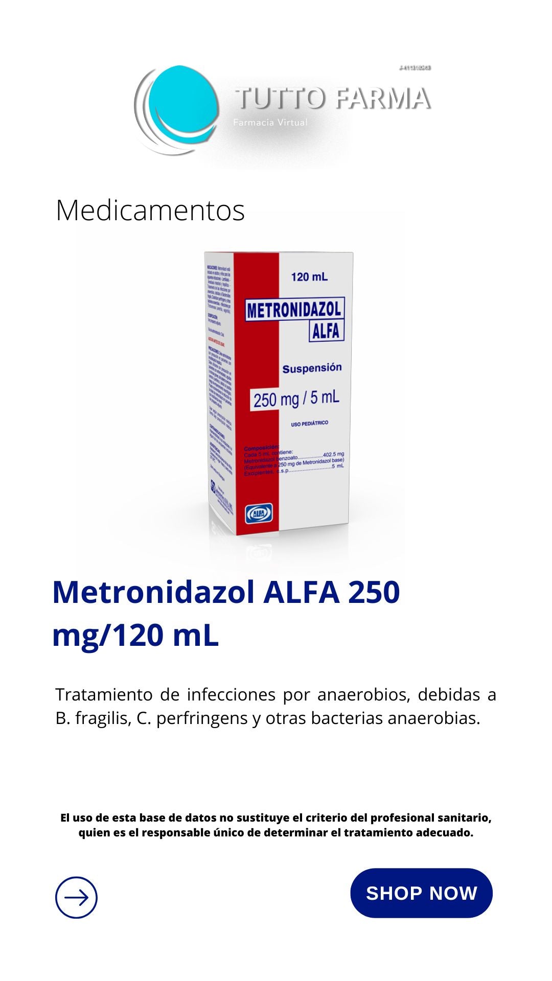 METRONIDAZOL AL 250 120ML (E)