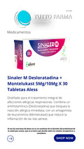 SINALER M X 30 COMP. (DESLORAT+MONTELUKAST)