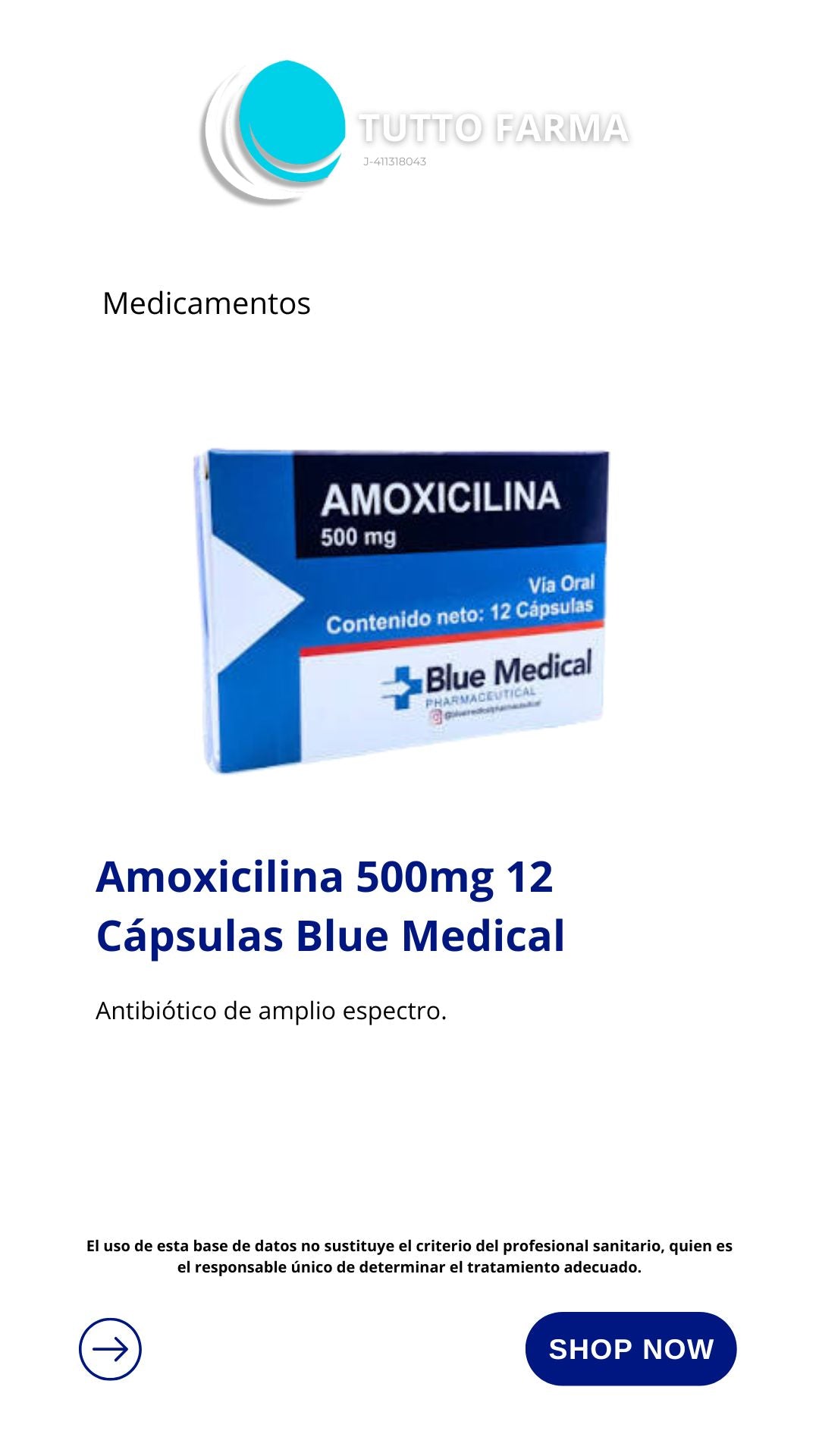 AMOXICILINA 500MG X 12 CAP