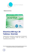 DIOSMINA DIS 600MG X 30 TAB