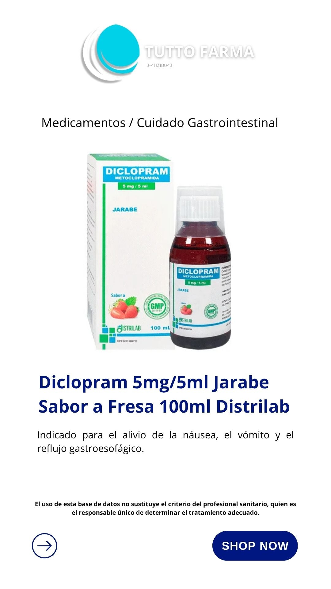 DICLOPRAM 5MG JBE 100MG (E)