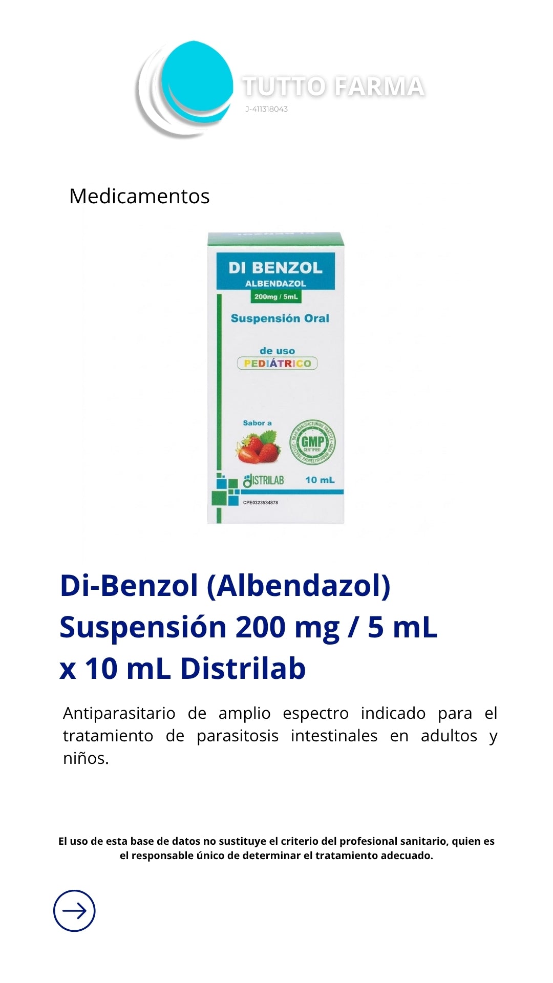 DIBENZOL U/ P 200 MG /5ML SUSP
