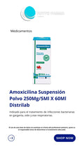 AMOXICILINA DIS 250 60ML SUS PED (E)
