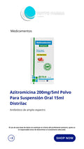 AZITROMICINA DIS 200PP15ML