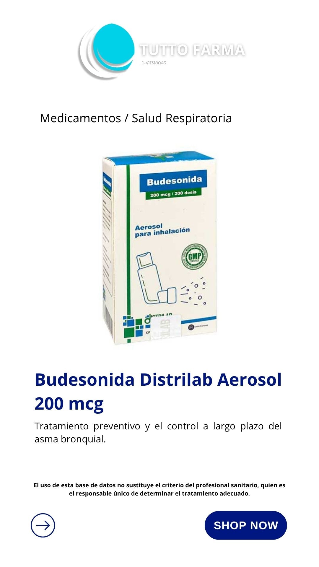 BUDESONIDA DIS 200 DOS (E)