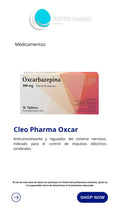 OXCARBAZEPINA CLEO 300 MG X 30 TA (E)