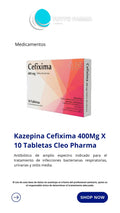 CEFIXIMA 400MG X 10TAB