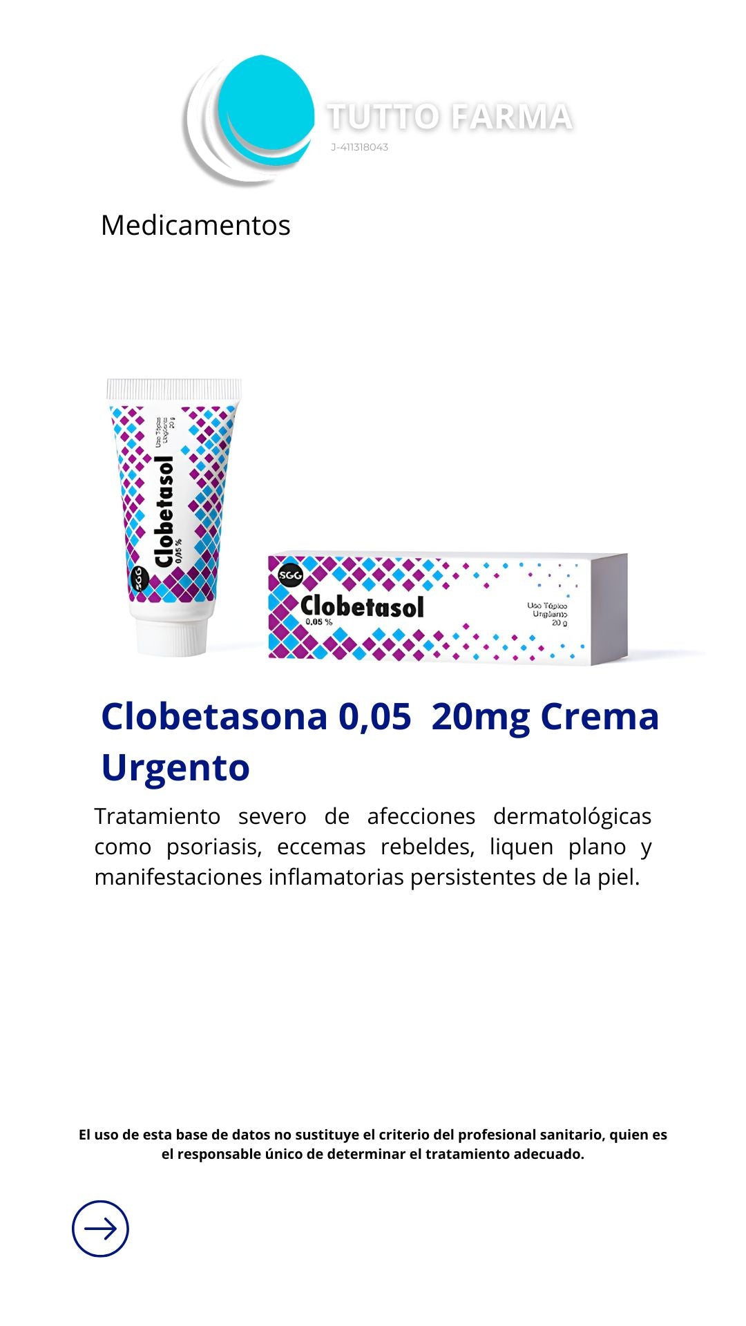 CLOBETASOL SGG 0.05 UNG 20 G (E)
