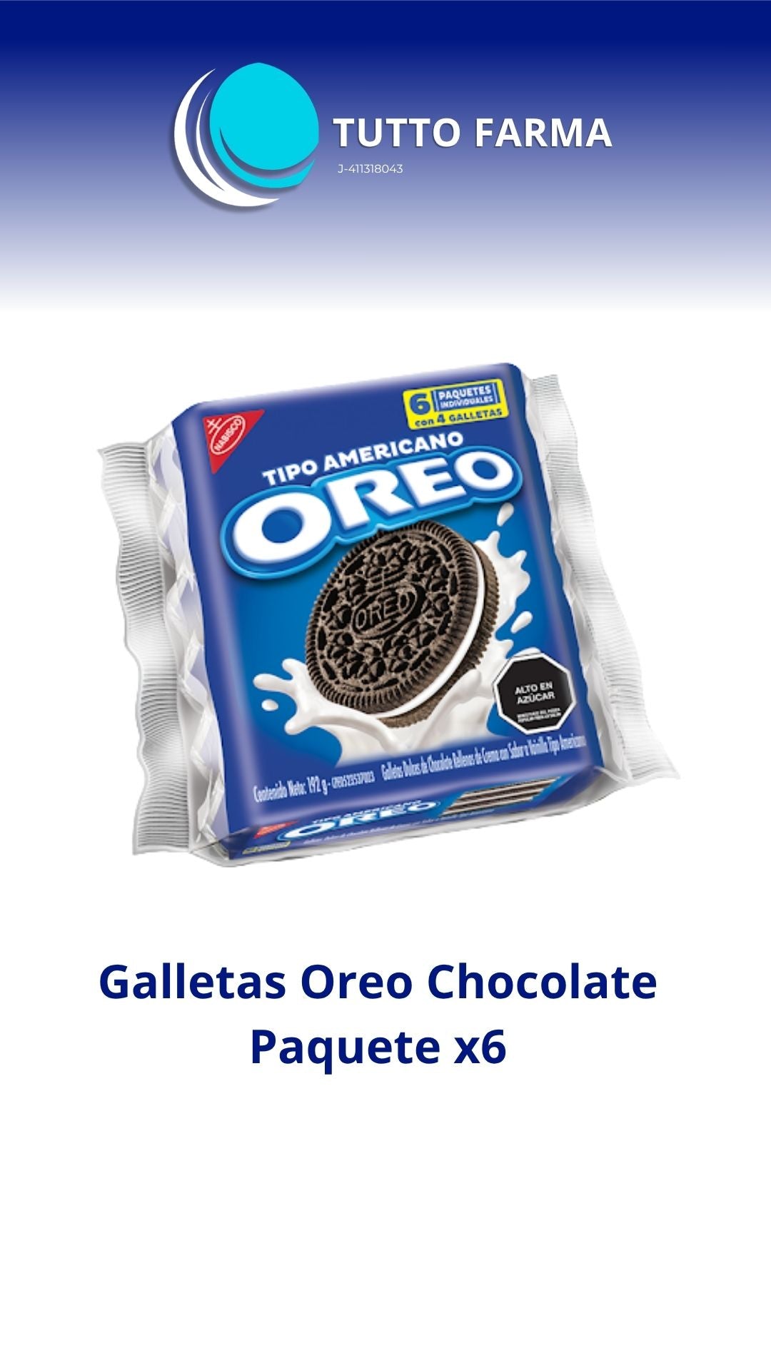 OREO CHOCOLATE OW 6S 192 G