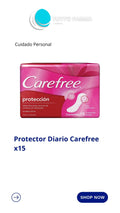 PROTEGESLIPS CAREFREE ORIGINAL X 15 UNID