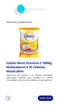 CEBION MINI MULTISABOR MASTICABLE 100MG X 45