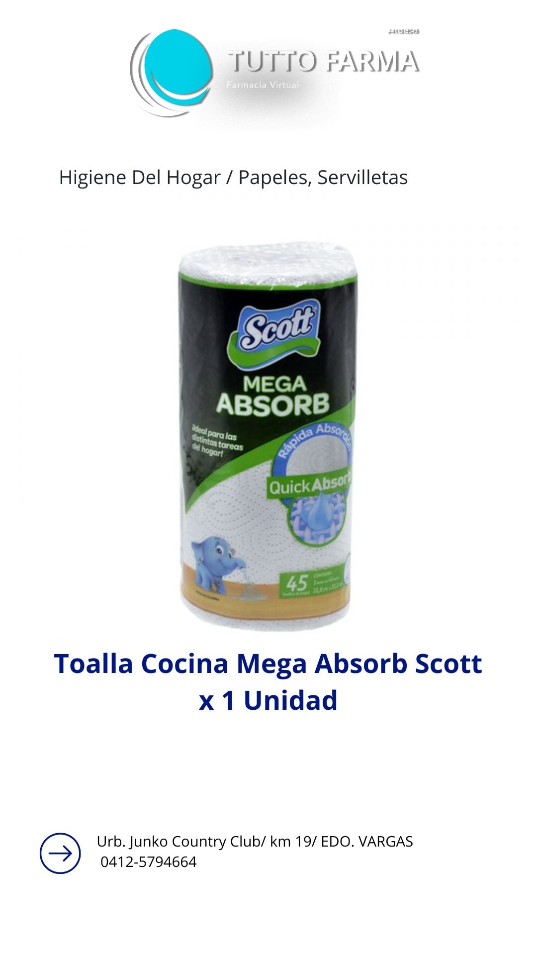 SCOTT TOALLIN MEGA x 1