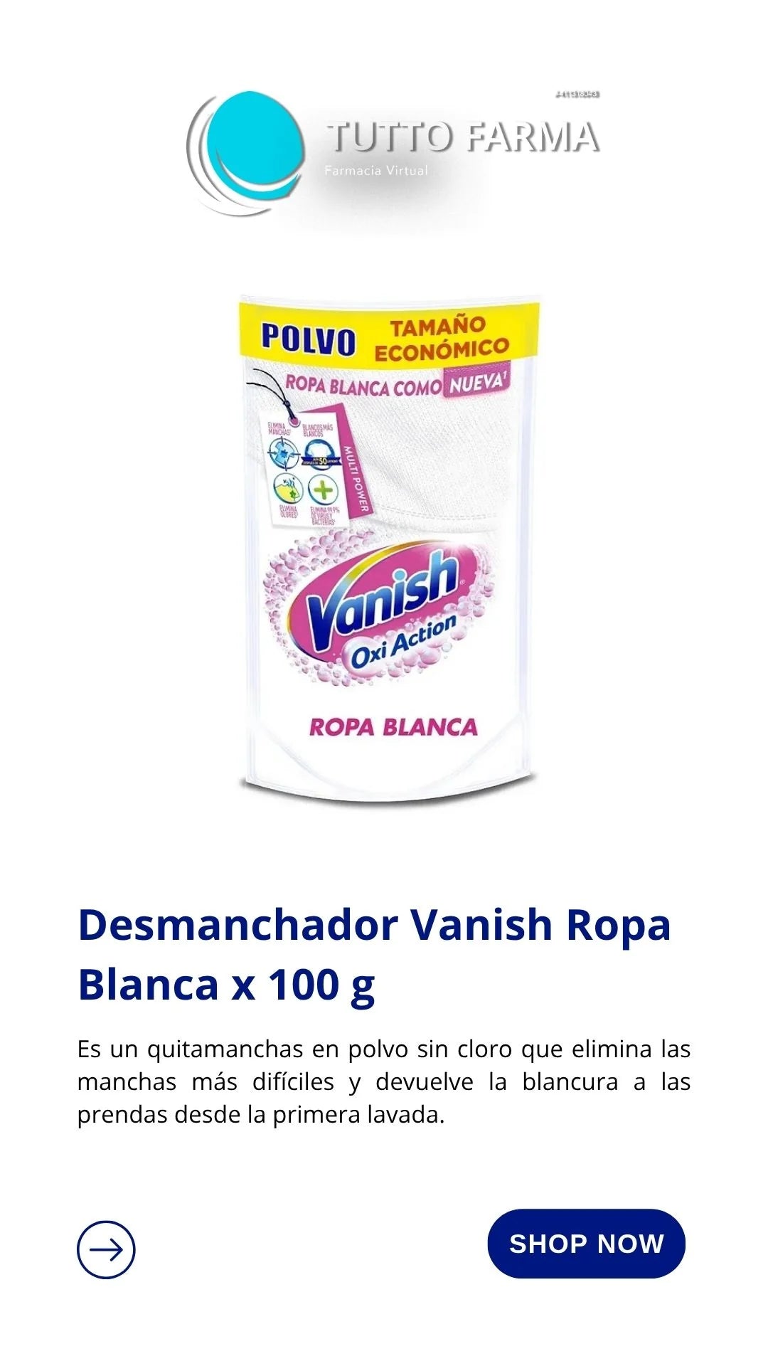 VANISH OXI POT ROSA 100GR