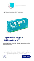 LOPERAMIDA CLORHIDR LP 2 MG X 6 TA(E)