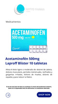 ACETAMINOFÉN 500MG X 10 TAB (BLÍSTER) LAPROFF)