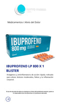 IBUPROFENO LP 800 X 1 BLÍSTER
