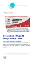 LORATADINA 10MG X 10 TAB ( CALOX)