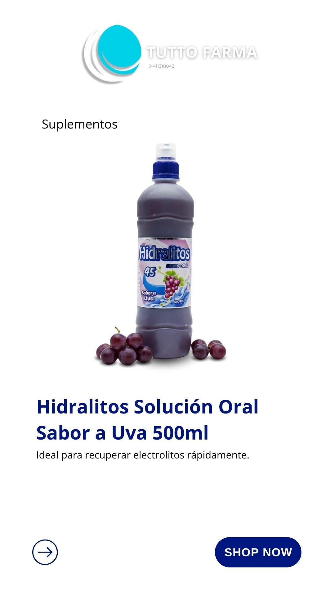 HIDRALITO 45 UVA 500ML (E)